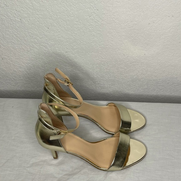 BP. Gold strap heels - Picture 2 of 6